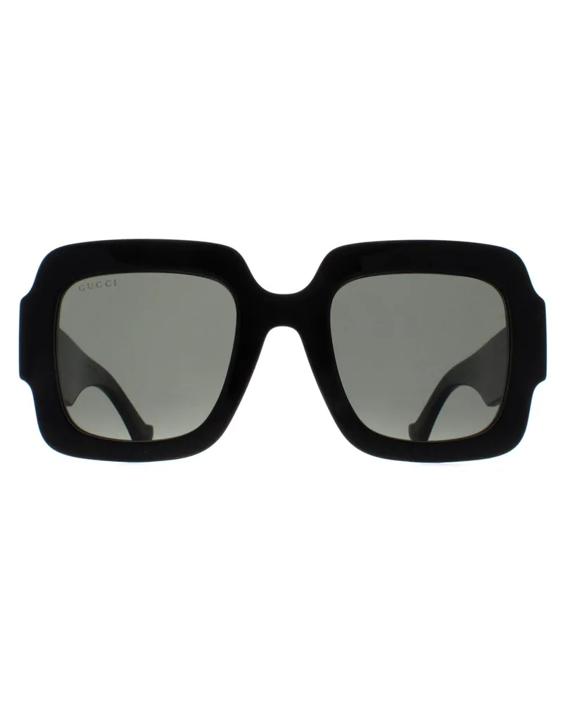 Gucci Square Womens Schwarz Grau GG1547S Schwarz