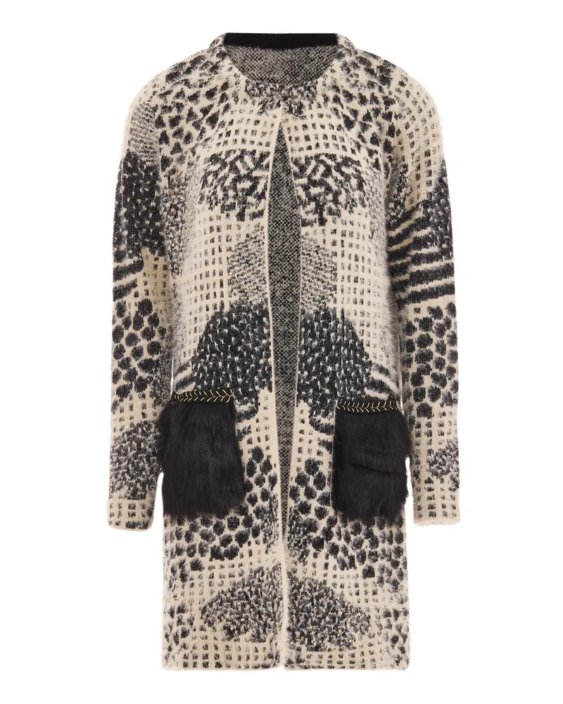 FAINA Strickjacke für Damen - Beige Beige