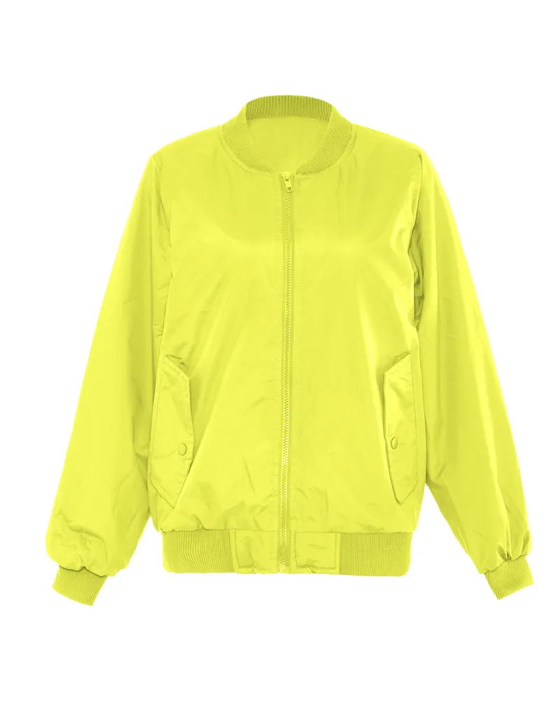 My Mo Jacke Damen Saure Limette Limettengrün