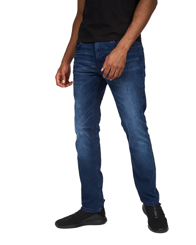 CrossHatch Svelte" Jeans für Herren (Dunkle Waschung Marineblau