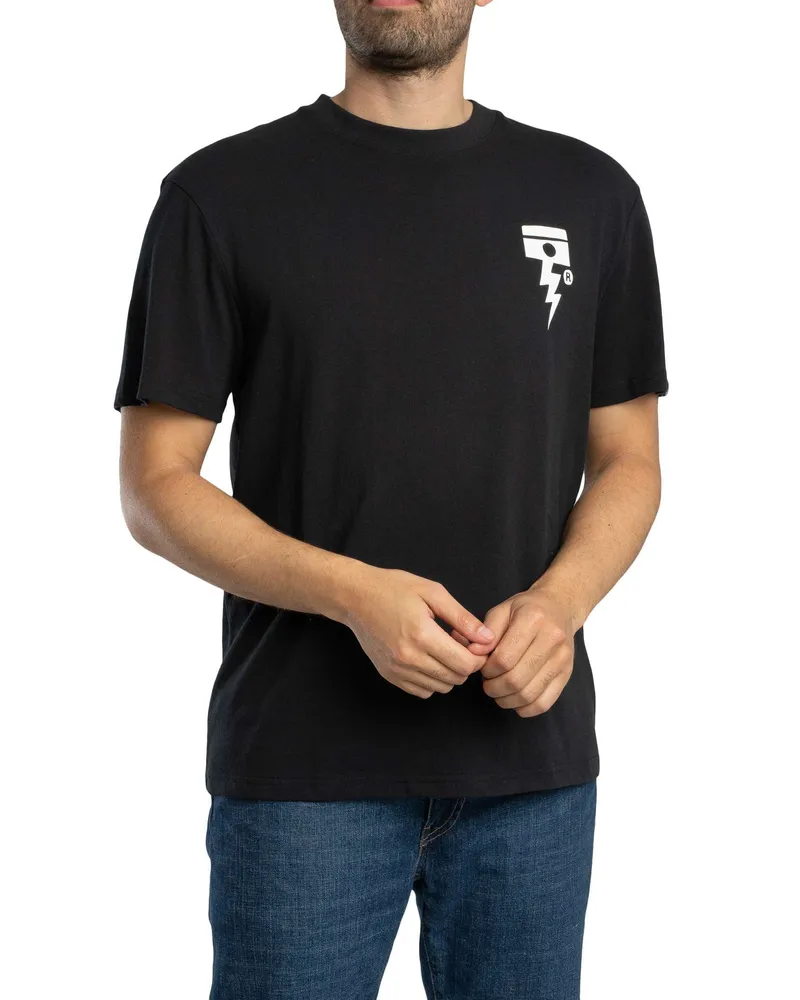 Deus Ex Machina Pissin T-Shirt, Schwarz Schwarz