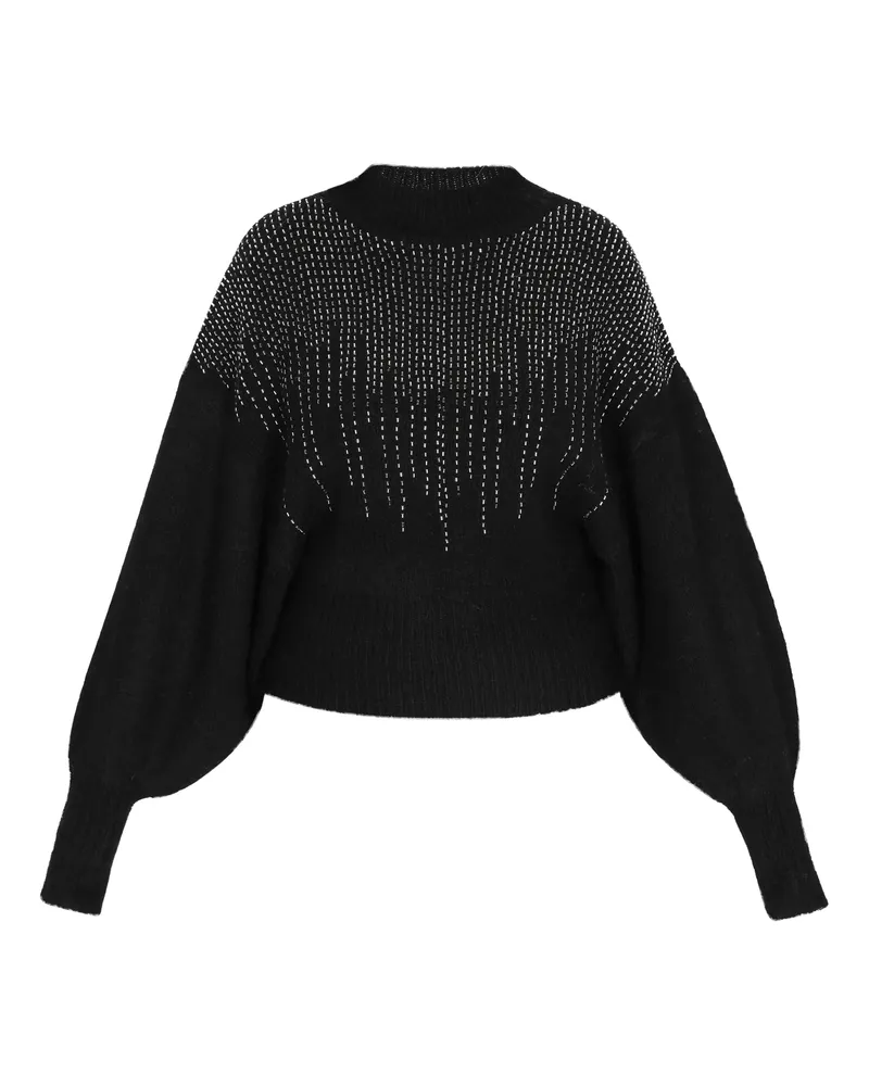 FAINA Pullover Frauen Schwarz Schwarz