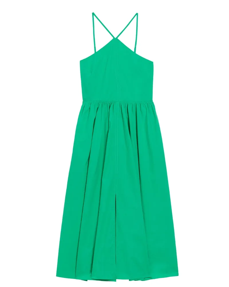 Ted Baker Grünes Midikleid Von  Mit Neckholder-ausschnitt Hellgrün