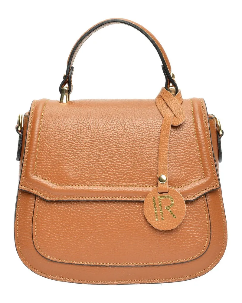 Isabella Rhea Braun Rindsledertasche Braun