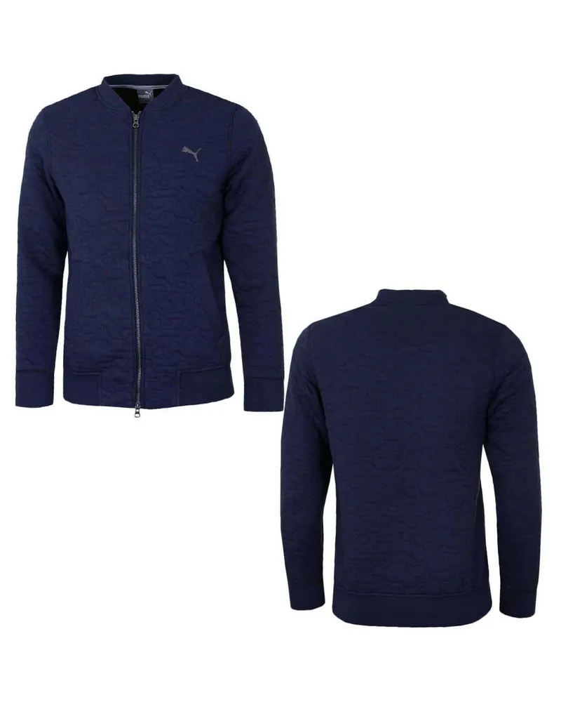 Puma Damen Camo Winter Bomberjacke Blau