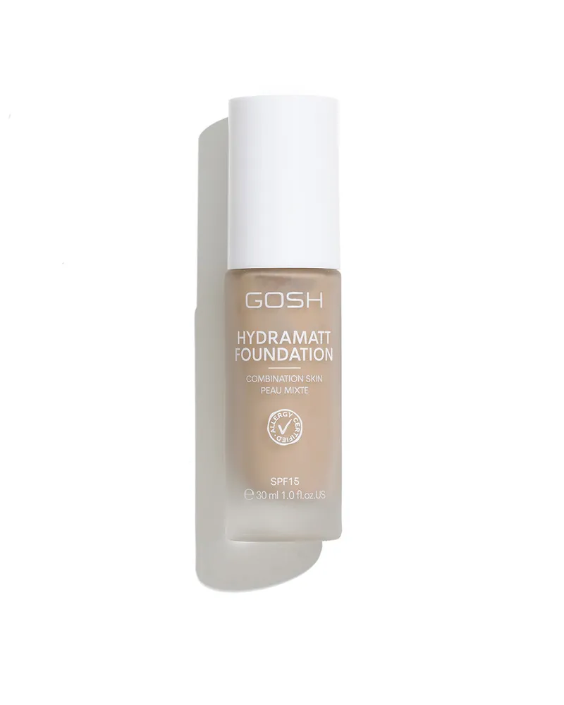 Gosh Copenhagen Hydramatt Make-up-basis Spf15 #006-mittelhell – Rot 30 ml 