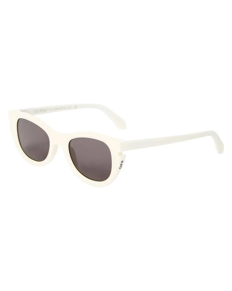 OFF-WHITE Off White - Quadratisch-Sonnenbrille für Damen, Mit UV-Schutz (Weiß Weiß