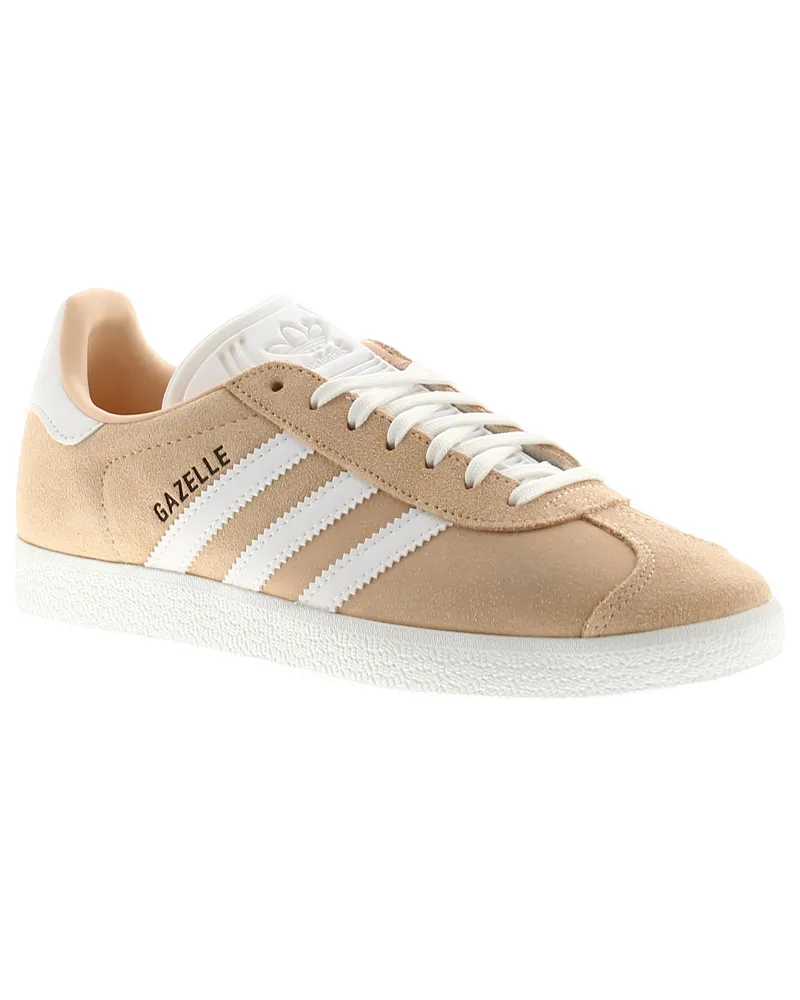 adidas Damen Sneaker Gazelle Halo Blush Wolkenweiß Beige