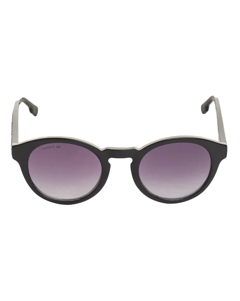 Lacoste Acetat-Sonnenbrille mit runder Form L952SRG Herren Schwarz