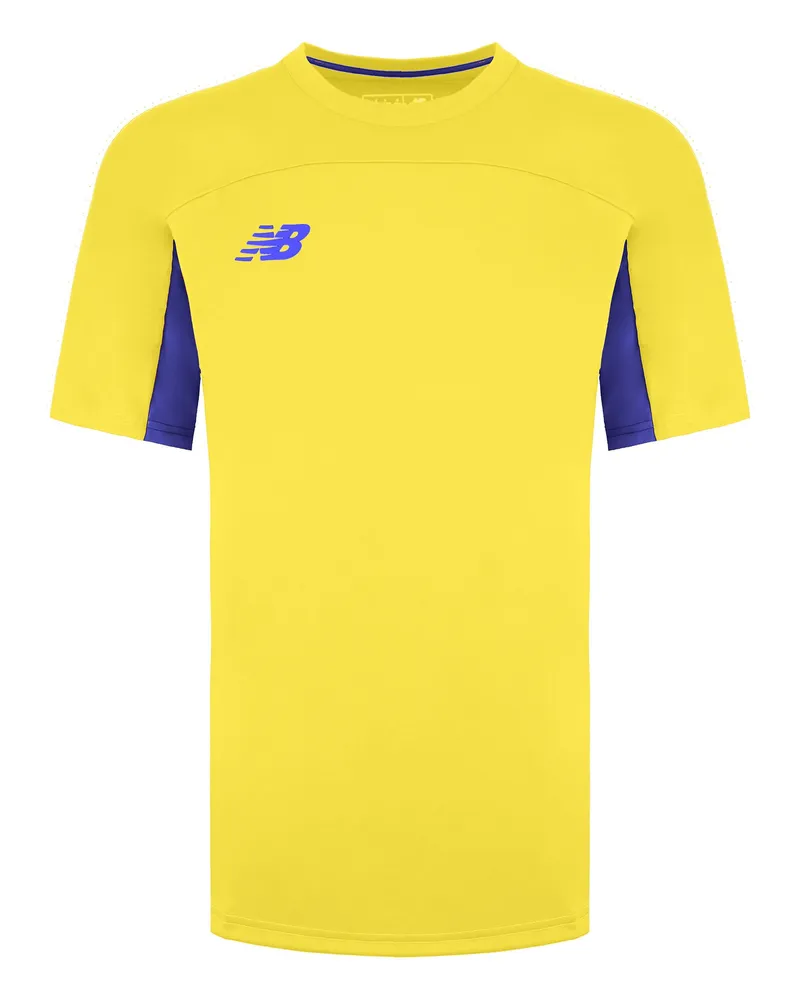 New Balance Jersey Gelbes Herren-T-Shirt Gelb