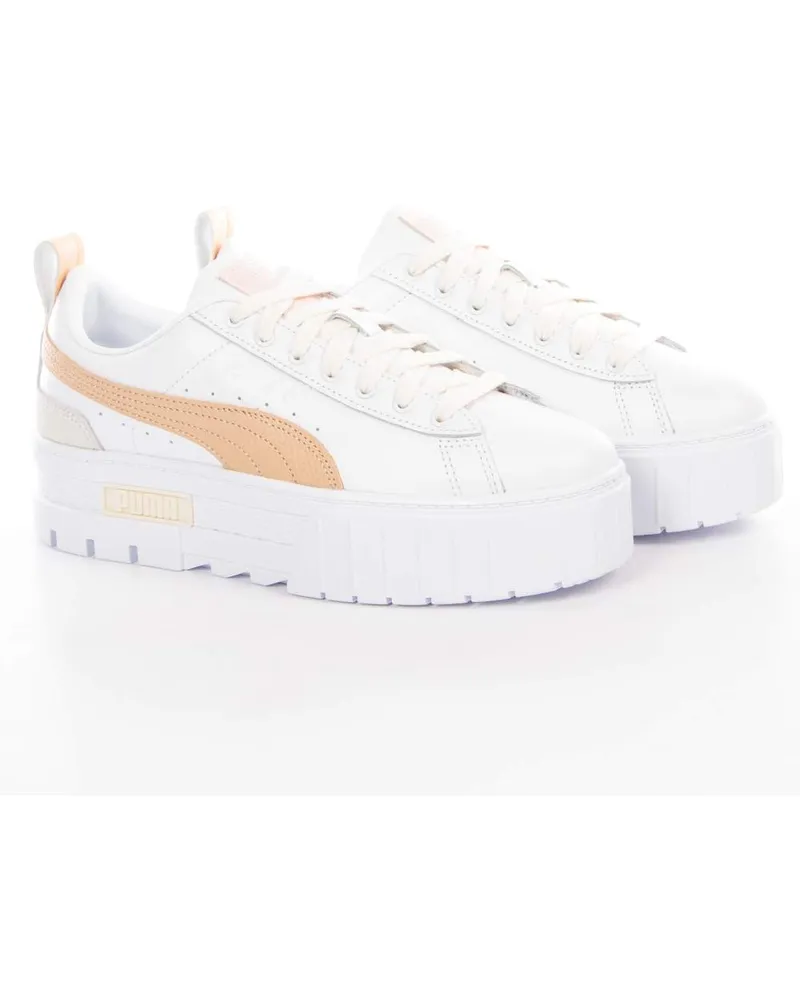 Puma Damen Mayze Luxe Wns Sneakers Weiß