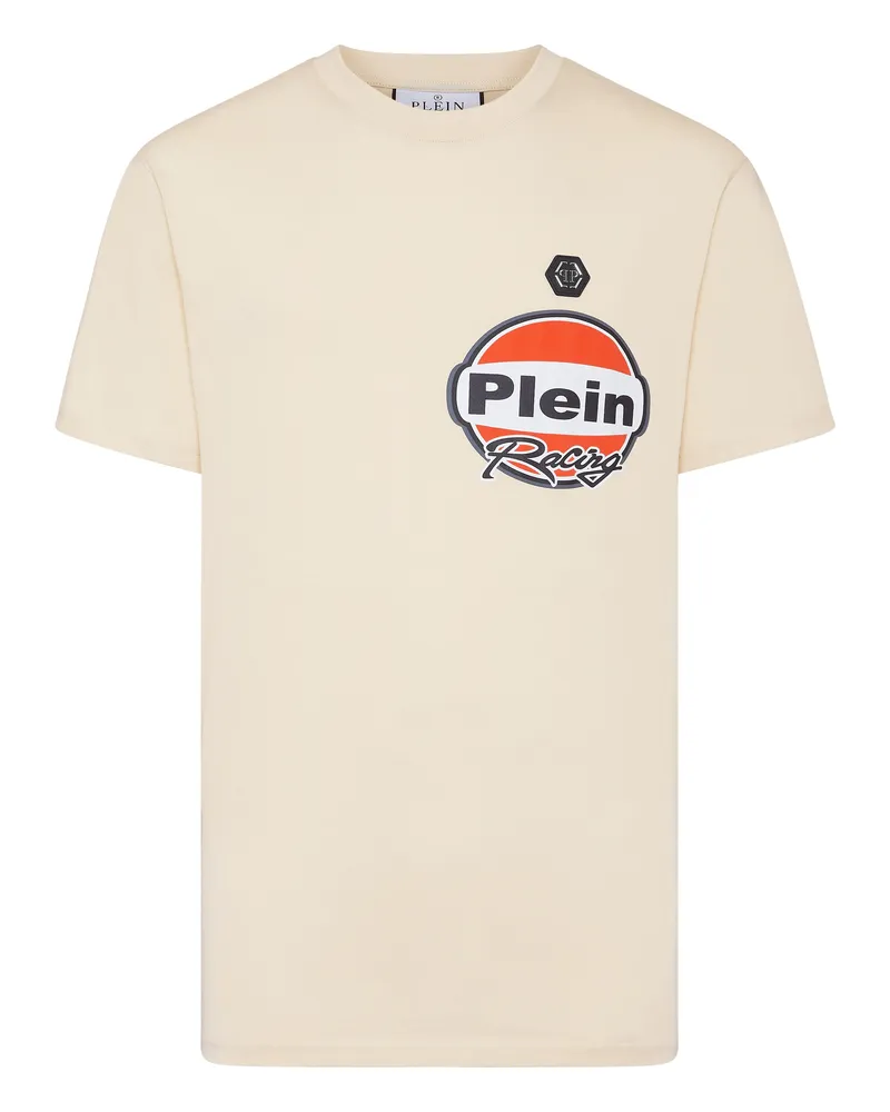 Philipp Plein T-Shirt Racing Beige