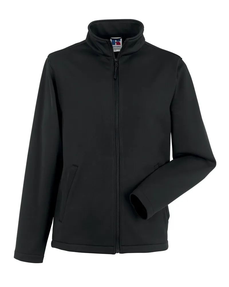 Russell Athletic Russell - "Smart" Softshelljacke für Herren (Schwarz Schwarz