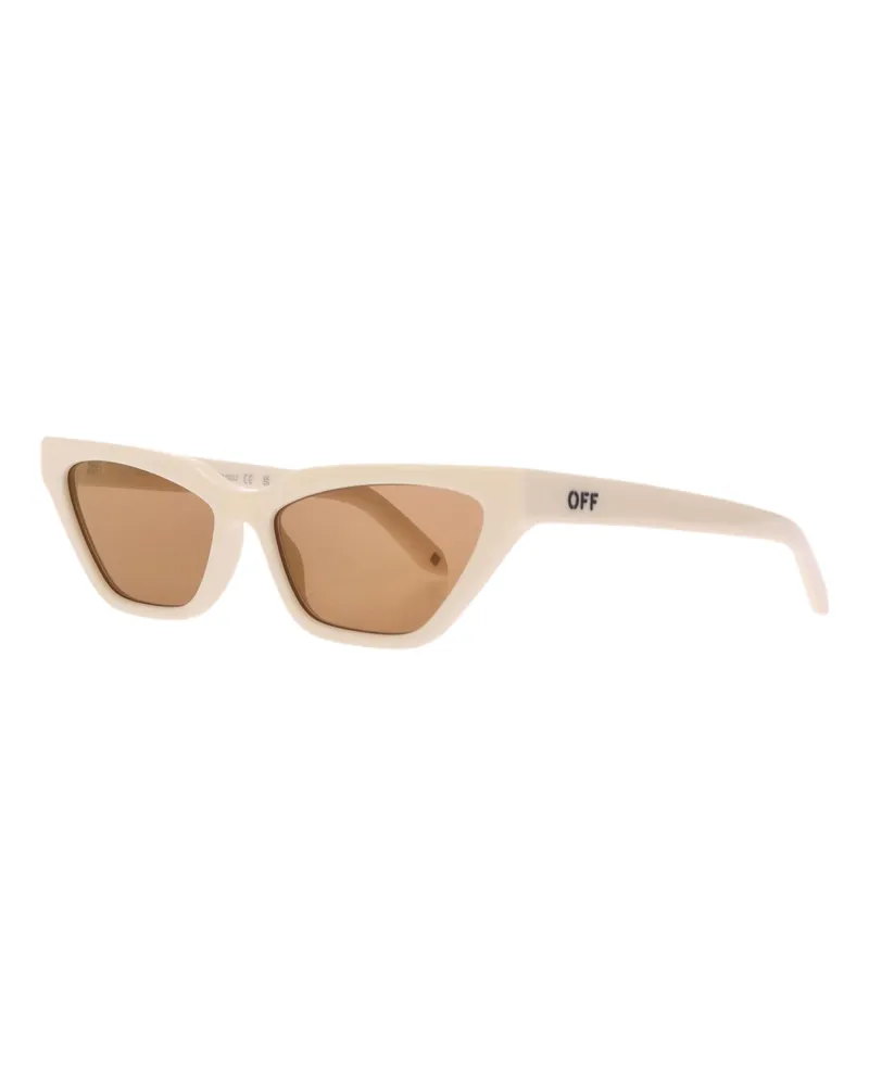 OFF-WHITE Off White - "Madison" Katzenauge-Sonnenbrille für Damen (Gold Gold
