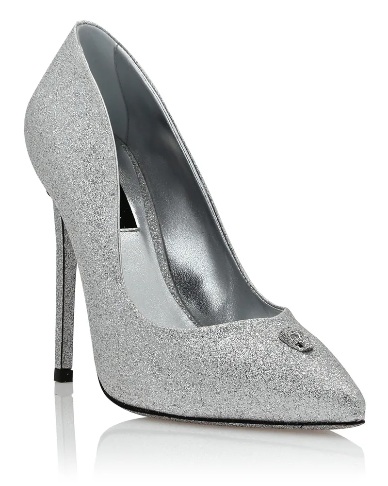 Philipp Plein Pumps Silber