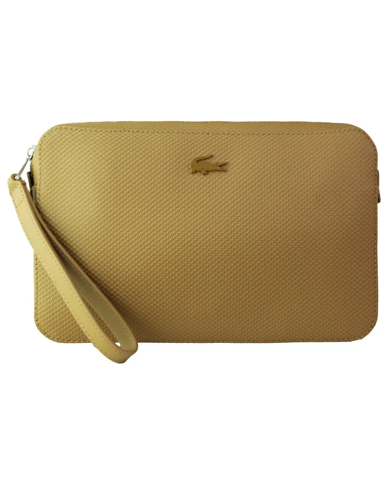 Lacoste Leder Herren Braune Beuteltasche Braun