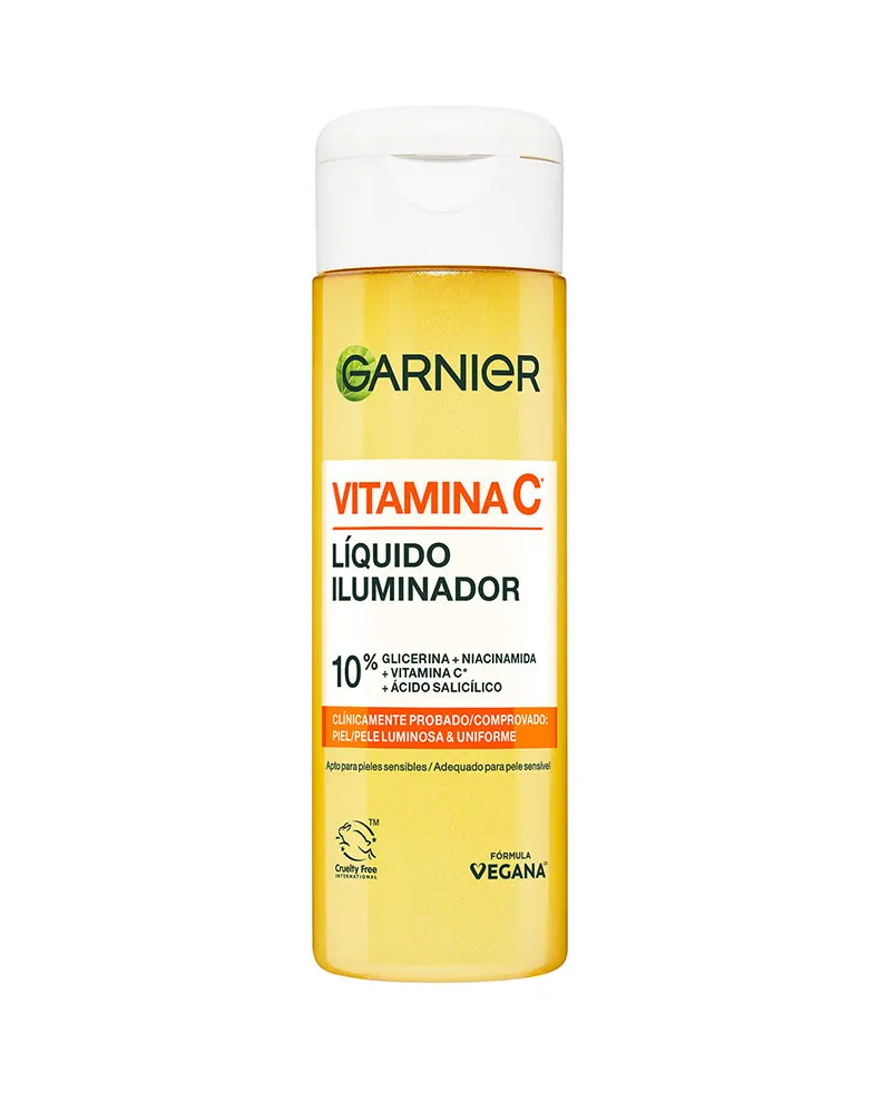 Garnier Vitamin C erhellende Flüssigkeit für strahlende und ebenmäßige Haut 120 ml 