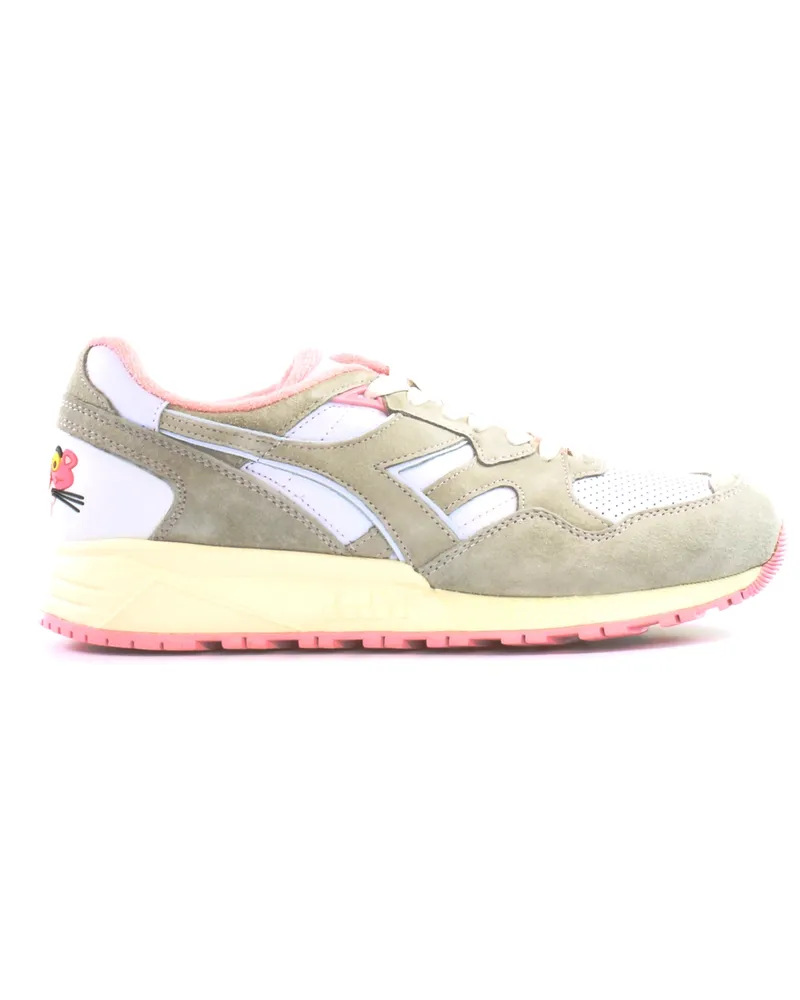 Diadora LC23 N9002 Herren weiß/rosa Trainer Weiß