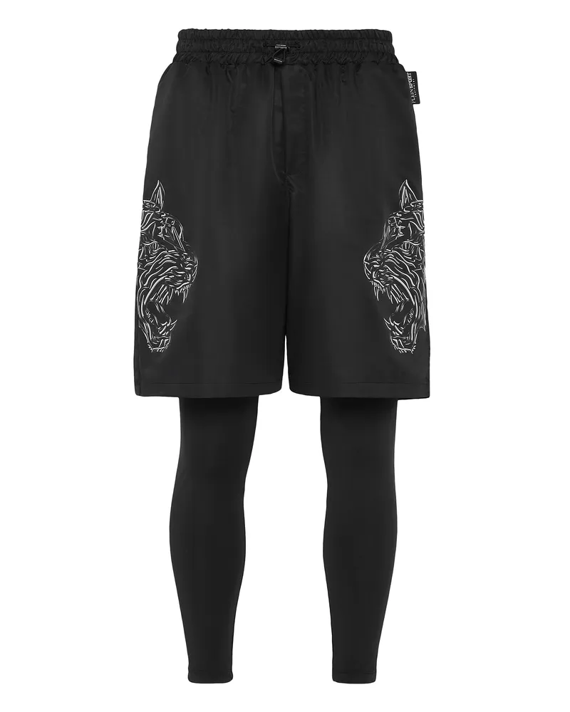 Philipp Plein Jogginghose Tiger Schwarz