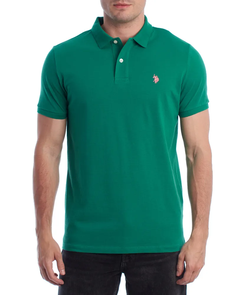 U.S. Polo Assn.  Kurzarm-Poloshirt für Herren US41197052 Grün