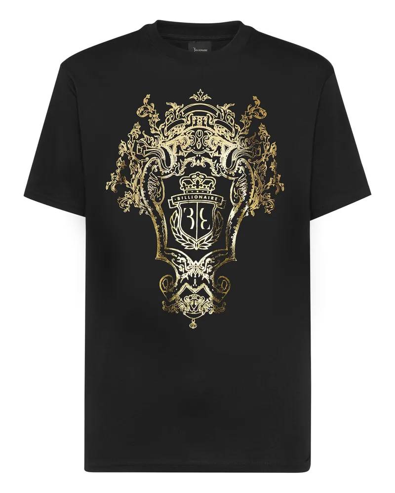Billionaire T-Shirt Crest Schwarz