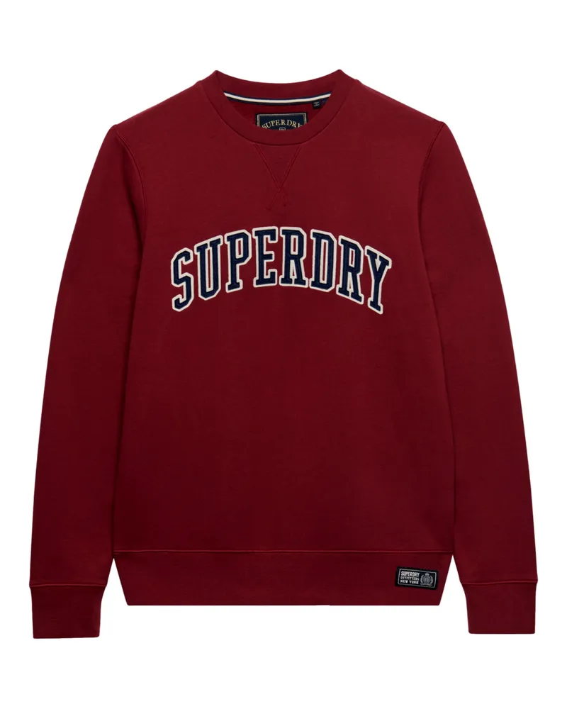 Superdry. Sweatshirt Dunkelrot