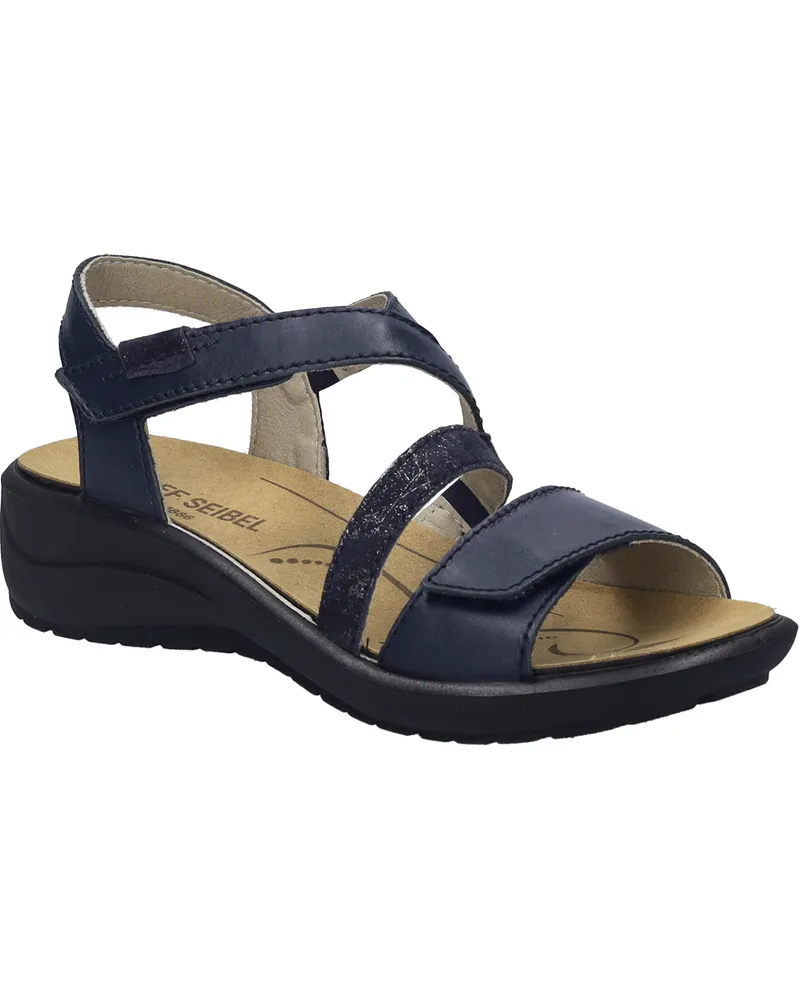 Josef Seibel Damen Sandale Annecy 12 in dunkelblau-kombi Blau
