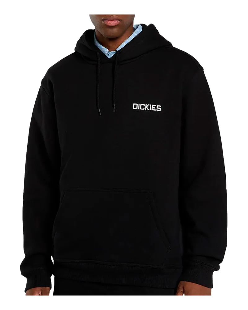 Dickies Payson Rückengrafik-Pullover-Hoodie, Schwarz Schwarz