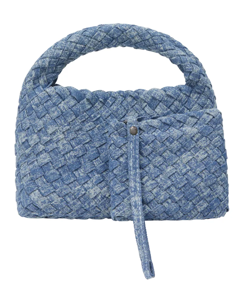 FAINA 2-IN-1-Tragetaschen-Set 2-IN-1-Tragetaschen-Set Frauen DenimBlau Blau