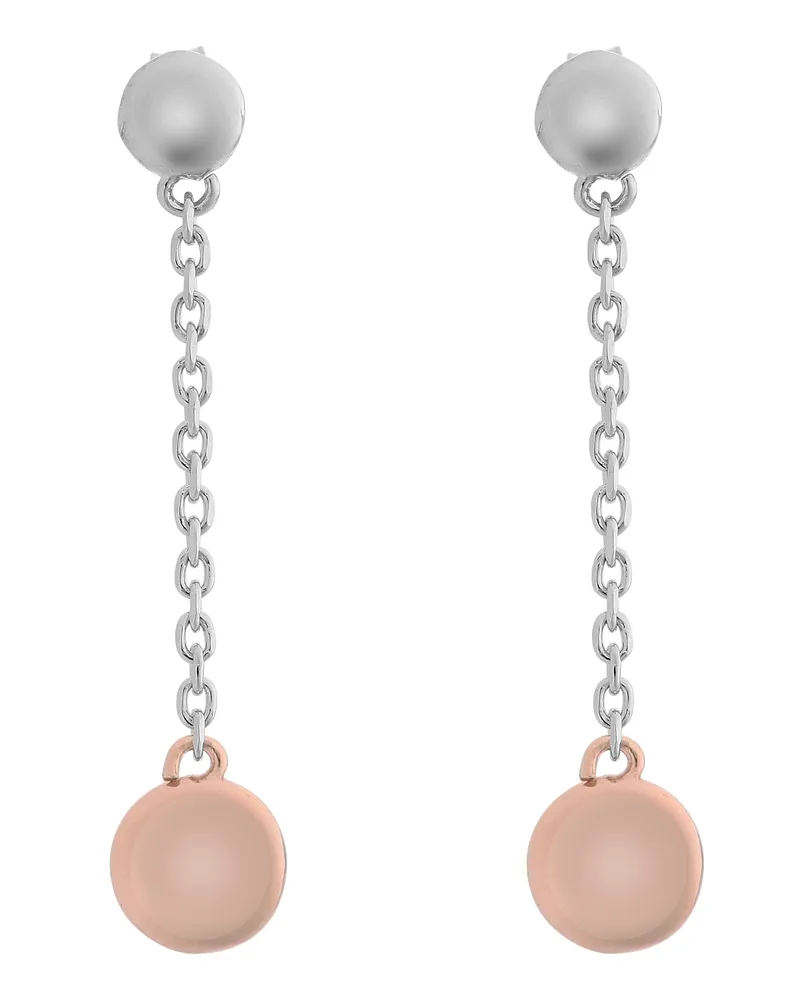 Orphelia Aurelie' Damen Ohrhänger aus 925 Sterling Silber - Silber/Rosé ZO-7385 Silber