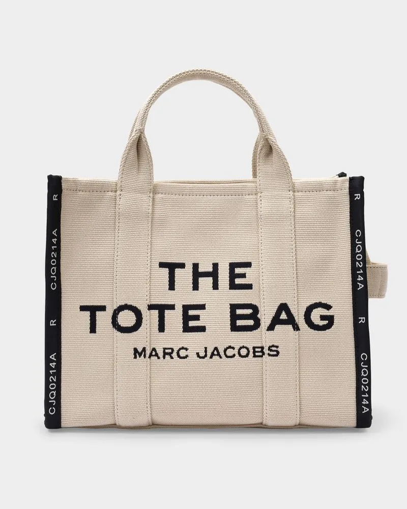 Marc Jacobs The Medium Tote Bag Jacquard -  - Coton - Warm Sand Beige