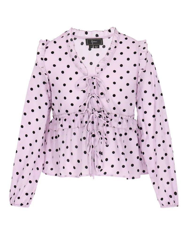 FAINA Bluse Frauen lila Lila