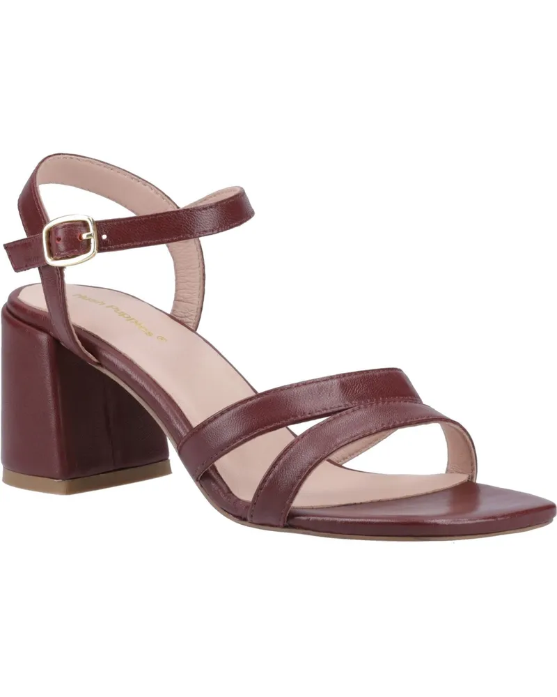Hush Puppies Nalani Leder Damen Bordeaux Sandalen Rot