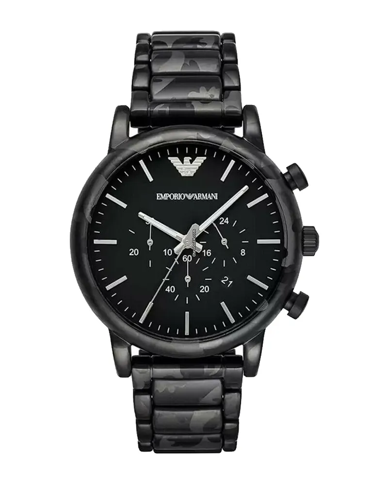 Emporio Armani Herrenuhr Luigi Chronograph AR11045 Schwarz