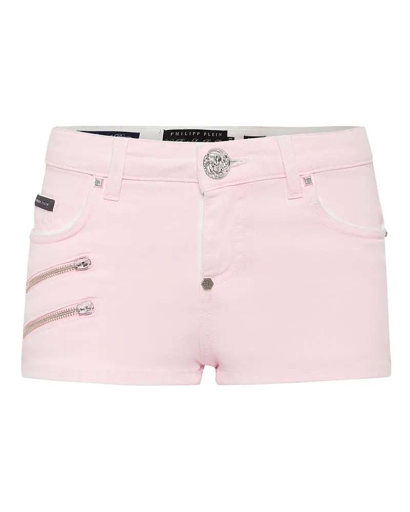 Philipp Plein Jeansshorts Fuchsia
