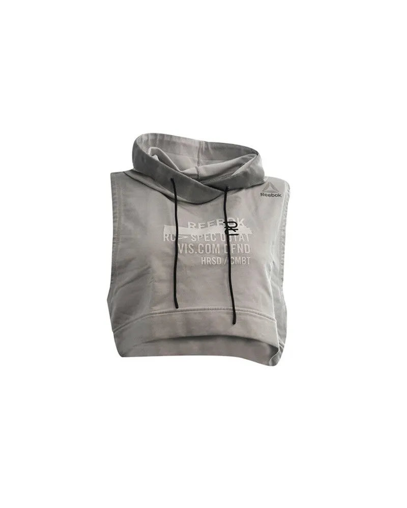 Reebok Combat Glory ärmellose graues Training Kumpelhaube - Frauen Grau