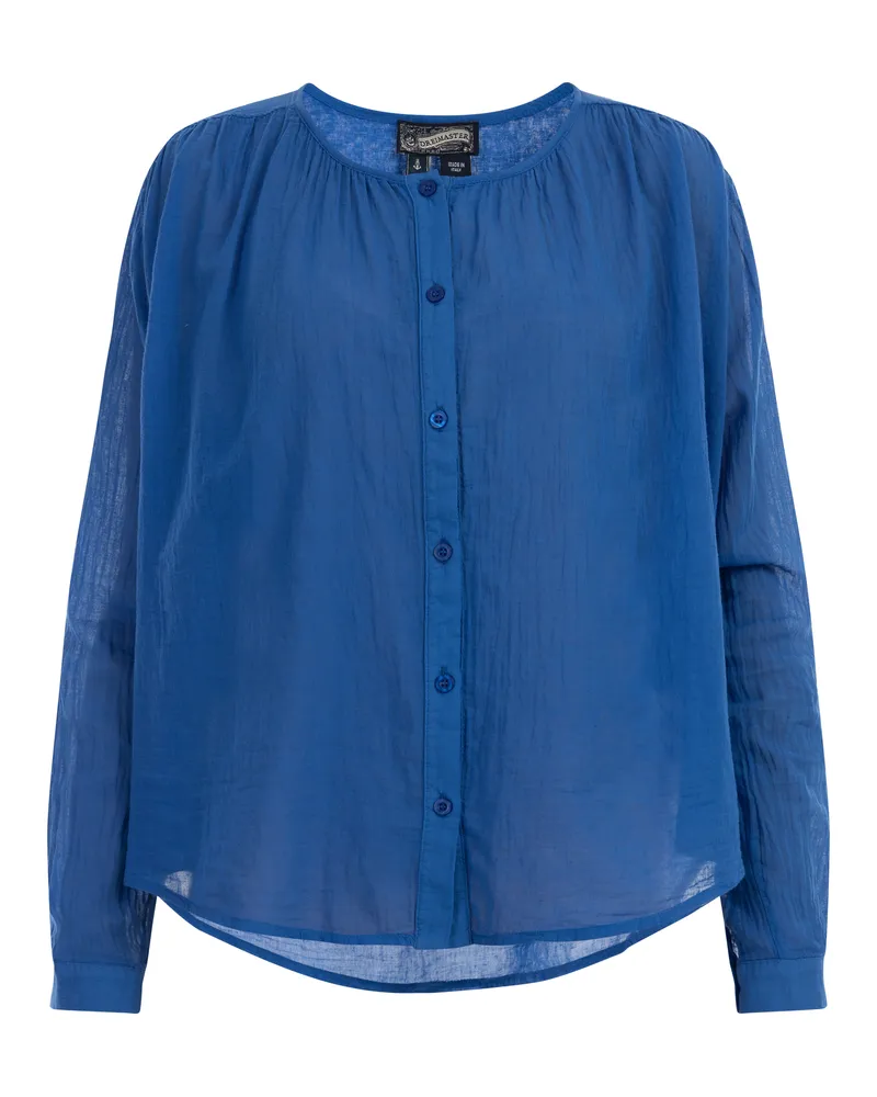 DreiMaster Langarmbluse Damen Blau Blau