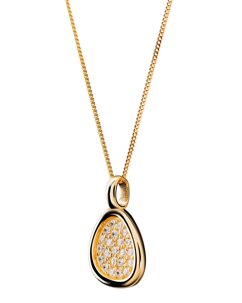 Orphelia Layla' Damen-Kette mit Anhänger aus 925er Sterlingsilber – Gold ZH-7489/G Gold