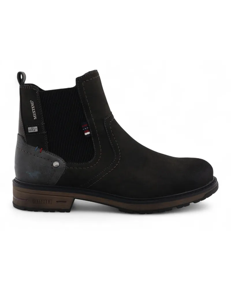 Mustang Herren-Chelsea-Stiefeletten, wasserabweisend, Dunkelgrau Dunkelgrau