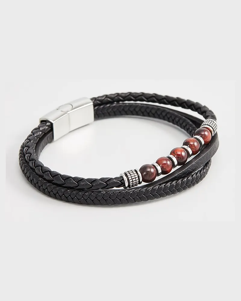 U.S. Polo Assn.  US Polo Assn Jewellery Brandon Schwarzes Armband Schwarz