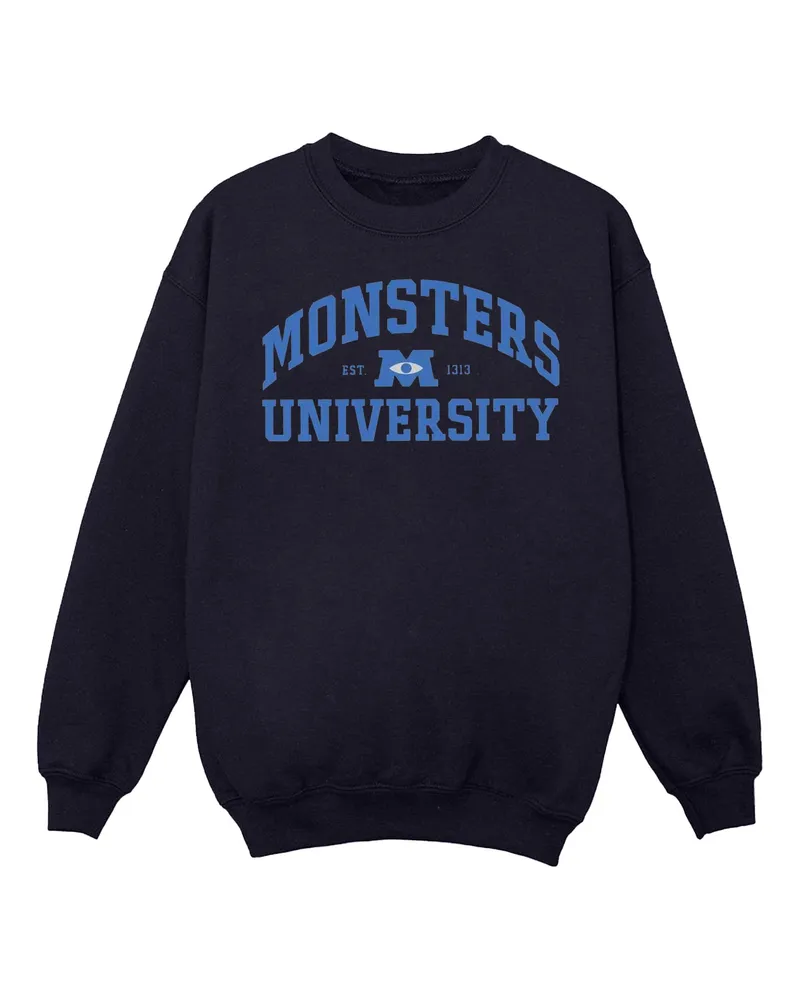Disney Monsters University" Sweatshirt für Herren (Marineblau Marineblau