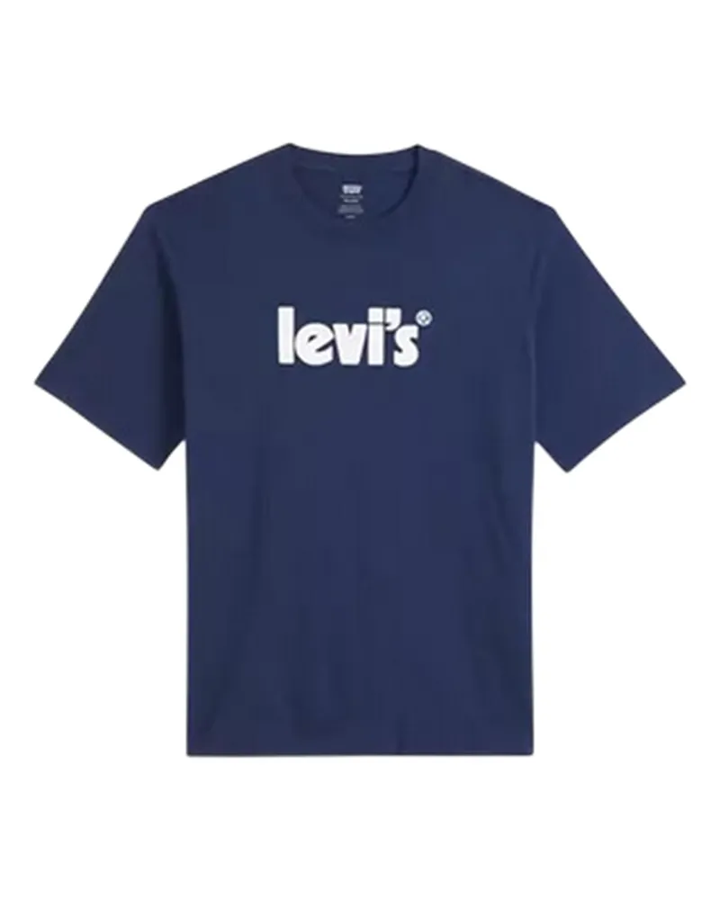 Levi's T-Shirt für Herren, Baumwolle, leger, kurzärmlig (Dunkelblau Blau
