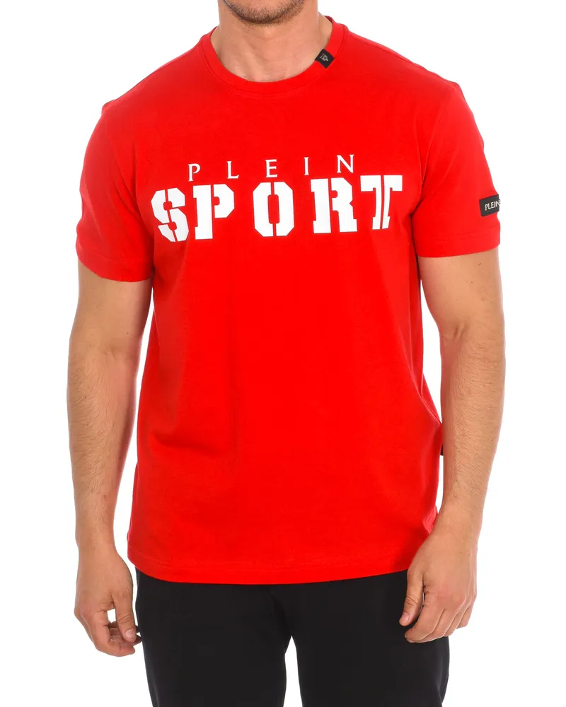 Philipp Plein TIPS400 Kurzarm-T-Shirt für Männer Rot