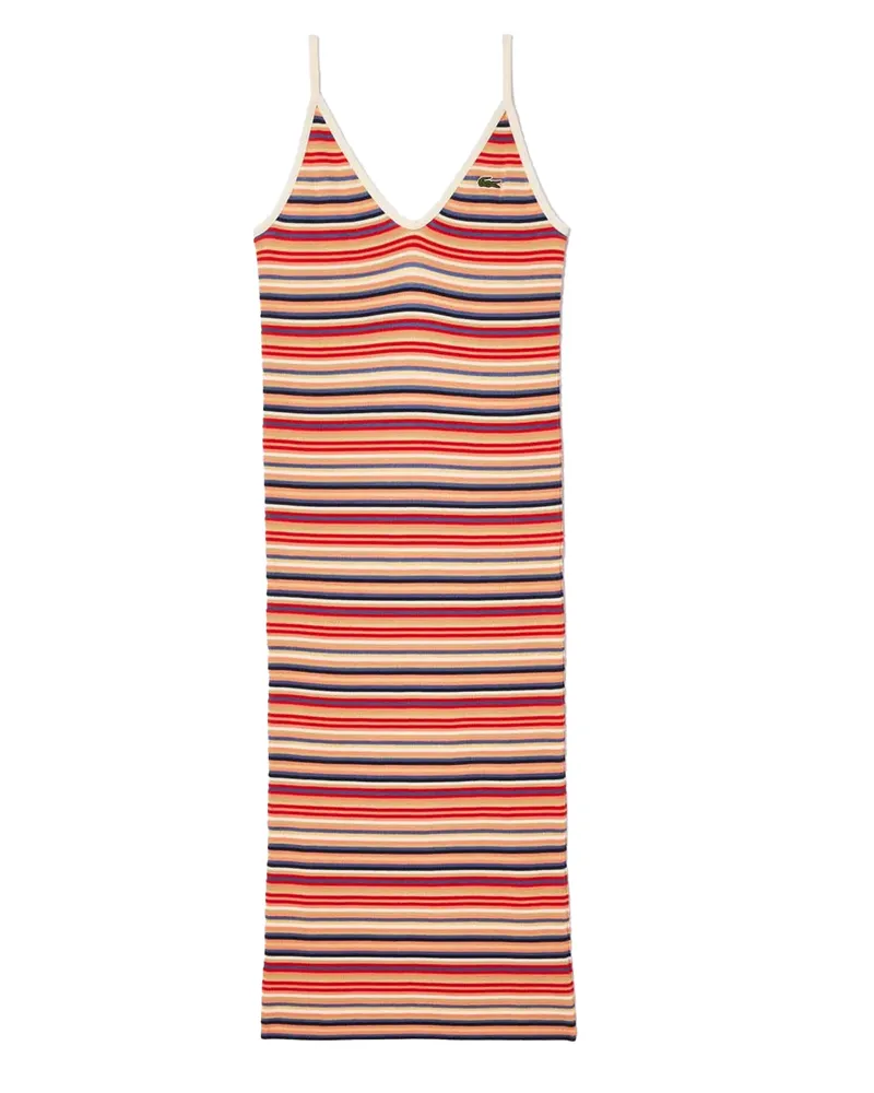 Lacoste Maxikleid für Damen (Bunt Grün