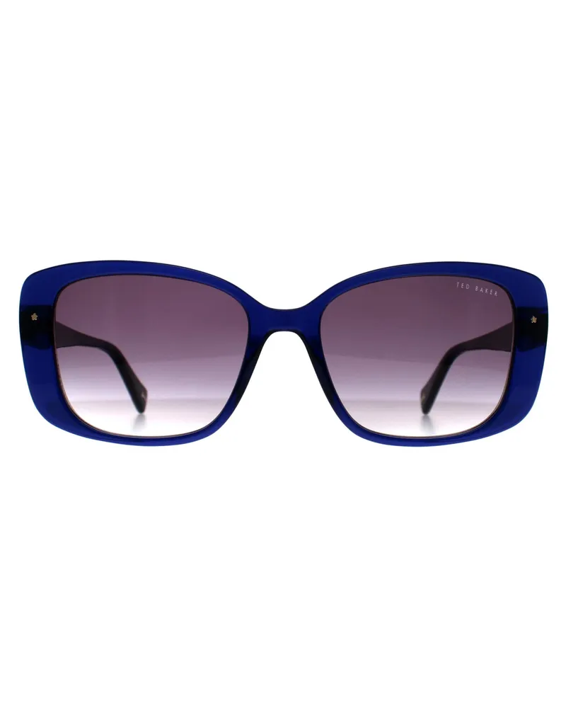 Ted Baker TB1740 Penelope 657 glÃ¤nzend Kristall navy grau Verlauf Sonnenbrille Blau