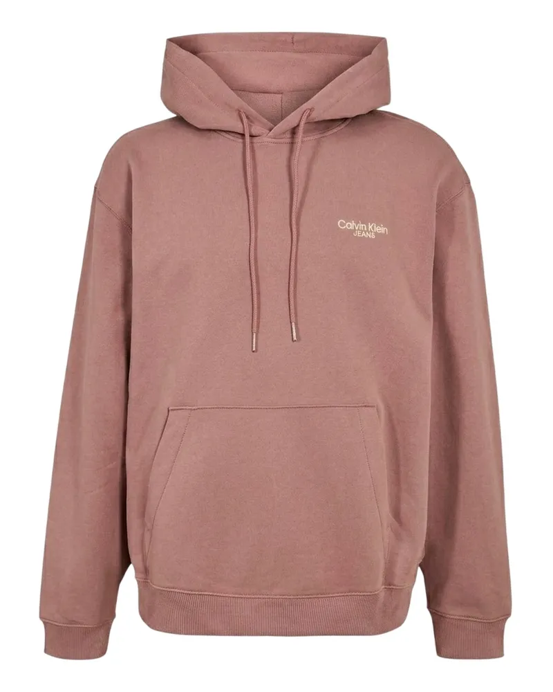 Calvin Klein Hoodie zum Überziehen für Herren/Damen Unisex (Altrosa Rosa