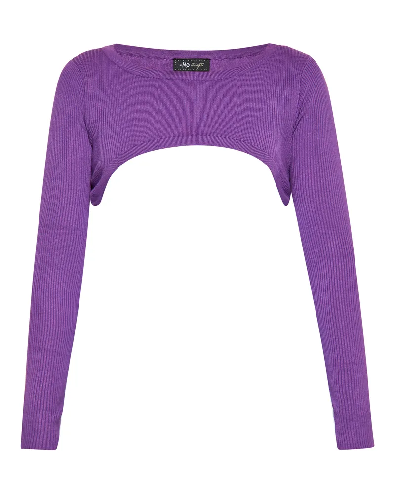 My Mo Crop-Top Damen lila Lila
