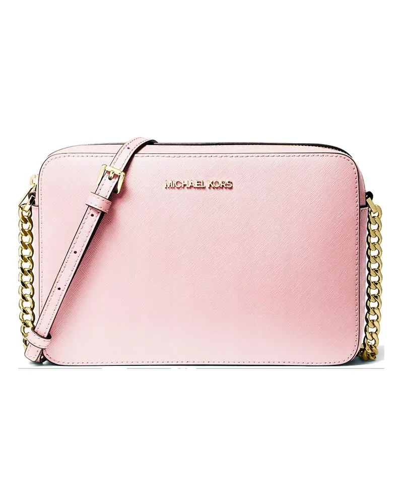 Michael Kors Jet Set 35T8GTTC9L Leder Umhängetasche für Damen Rosa