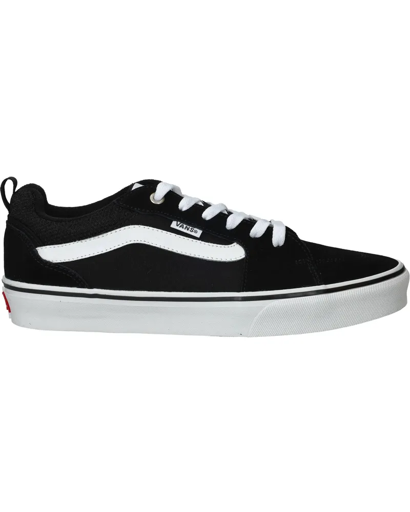 Vans Filmore Suede Canvas-Turnschuhe, Schwarz Schwarz