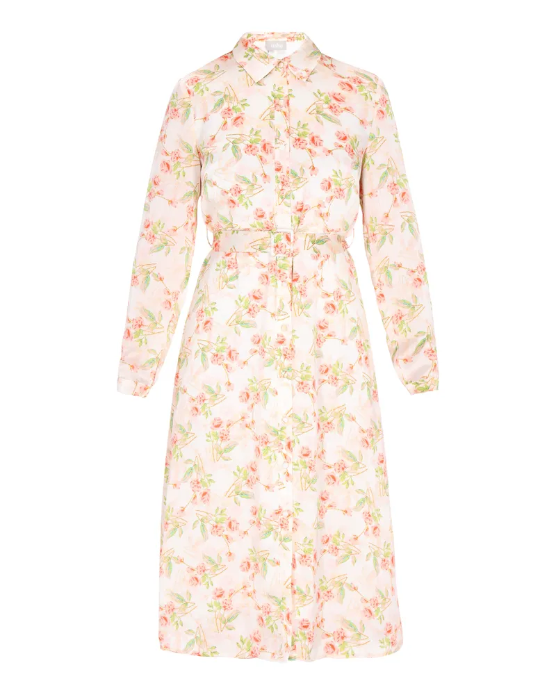 Usha Kleid Frauen cremeweiß mehrfarbig Mehrfarbig